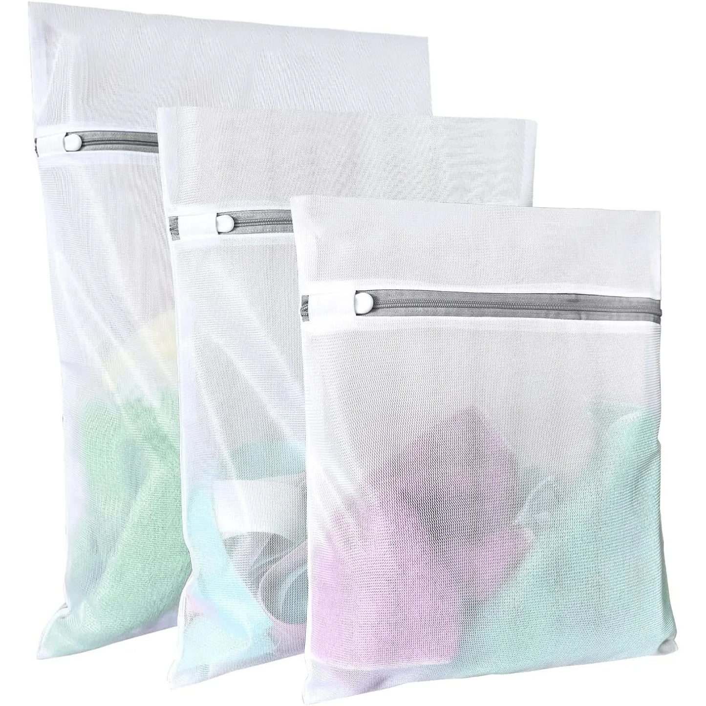 Premium Mesh Laundry Bags for Delicates β 3-Pack