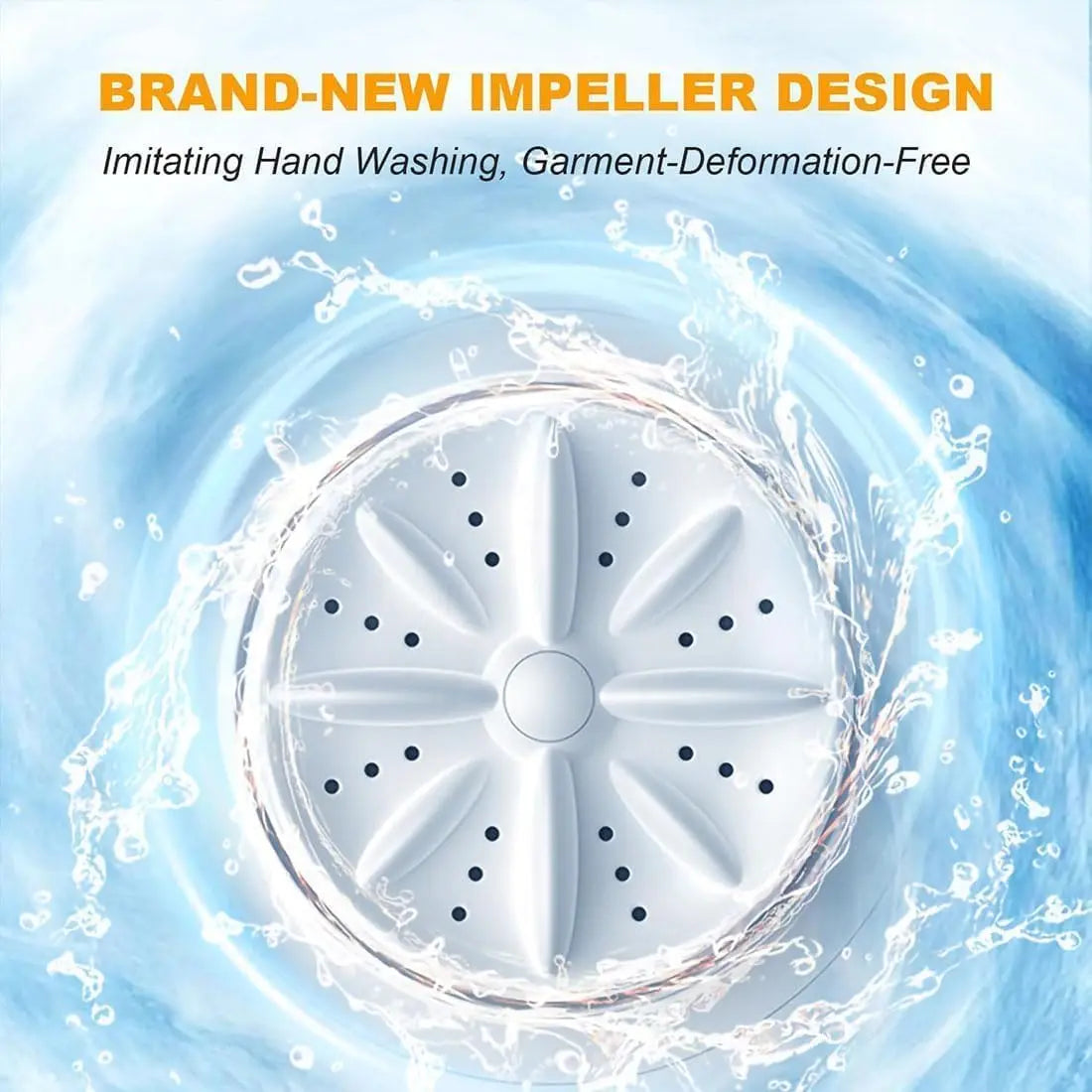 Portable Wireless Mini Washing Machine β 1L