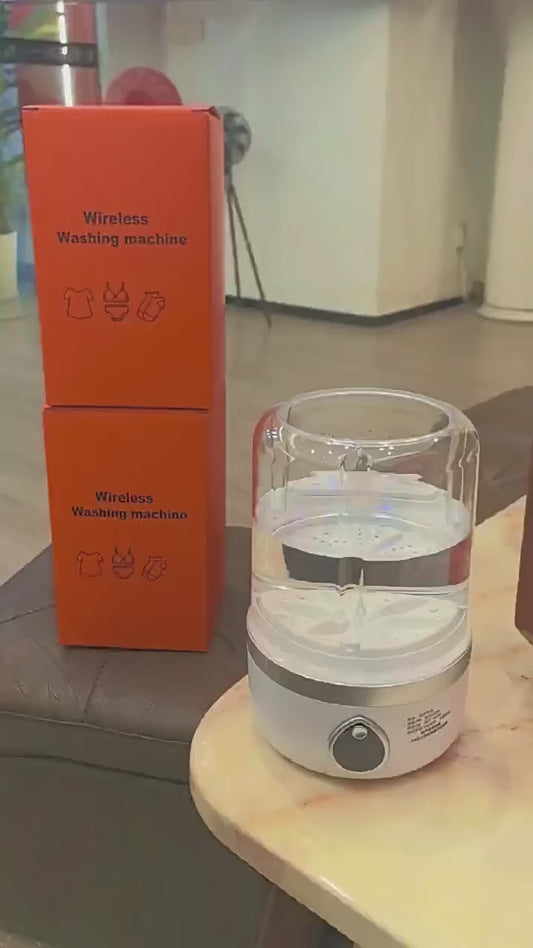 Portable Wireless Mini Washing Machine – 1L